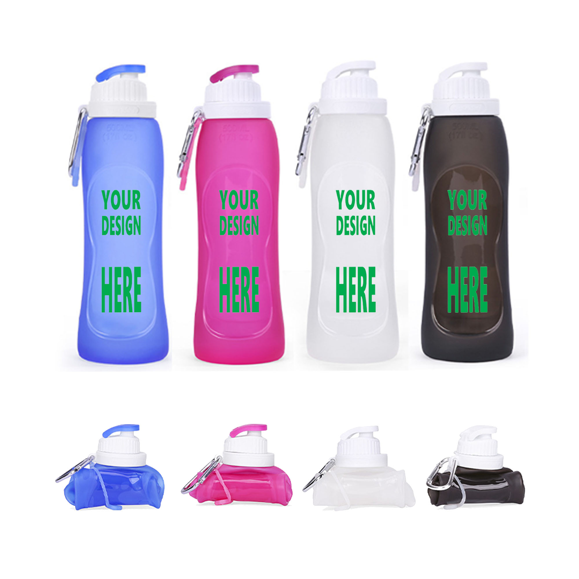 17oz Foldable Pocket Bottle 2