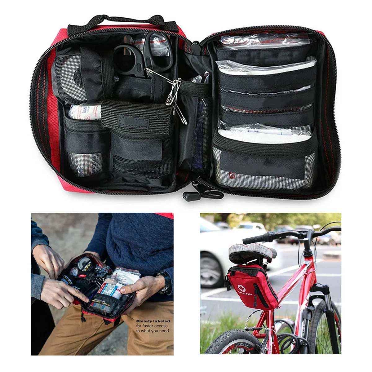 Outdoor Emergencies Comprehensive Premium First Aid Kit 4