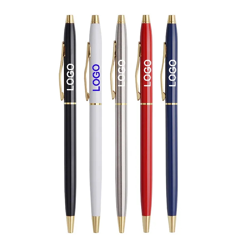 Slim Metal Twist Ballpoint Pen 8