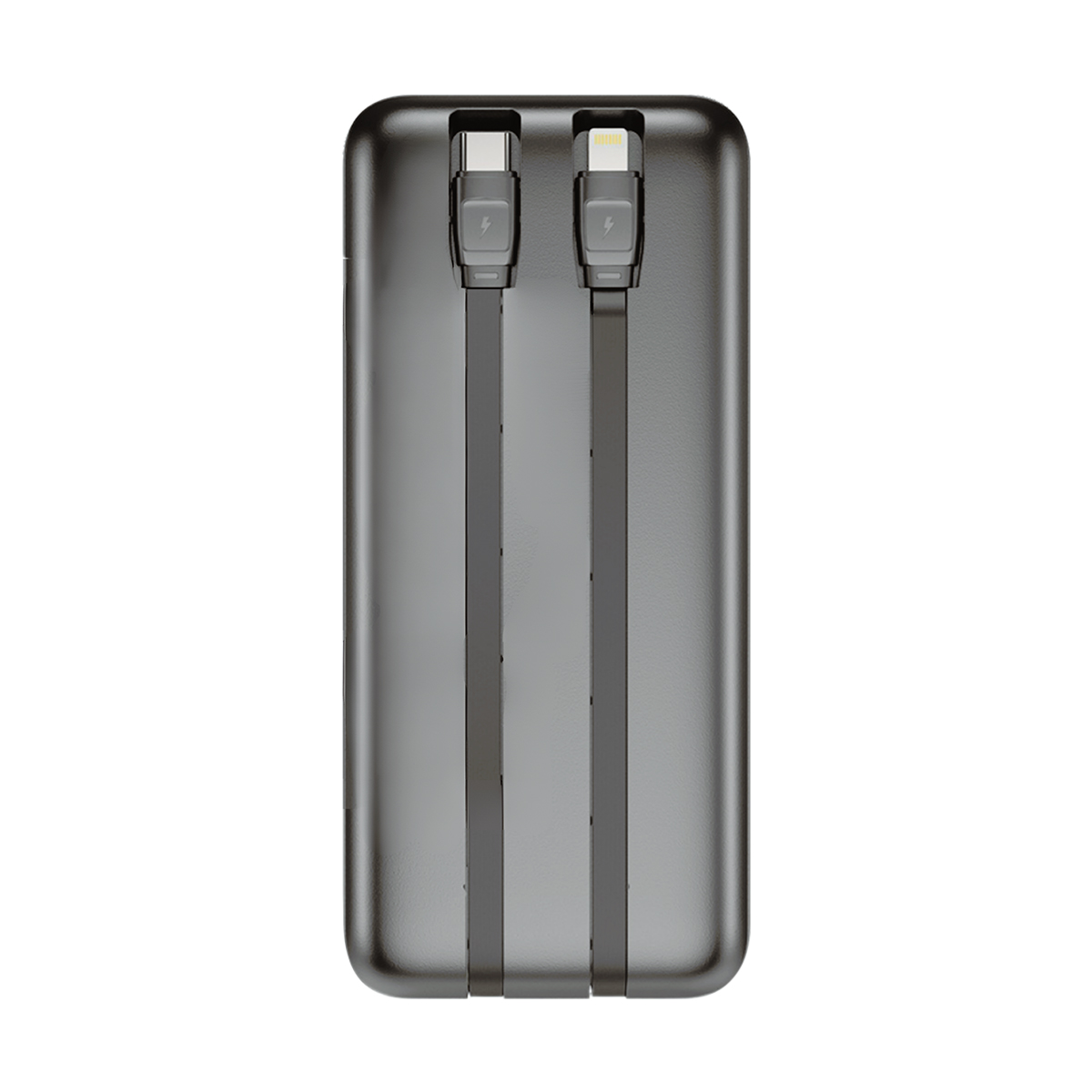 Portable 10000mAh Charger with Digital Display & Built-In Dual Charging Cables 8