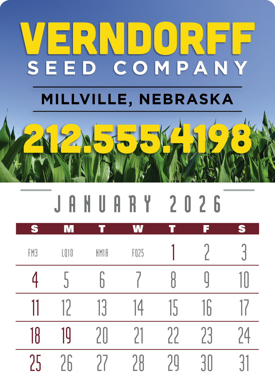 4C Press-N-Stick Header Contemporary Calendar 13-Month