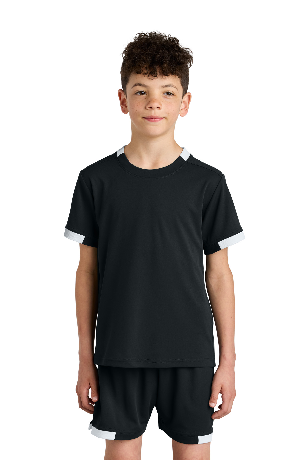 Sport-Tek Youth Club Short Sleeve Crew YST440 8