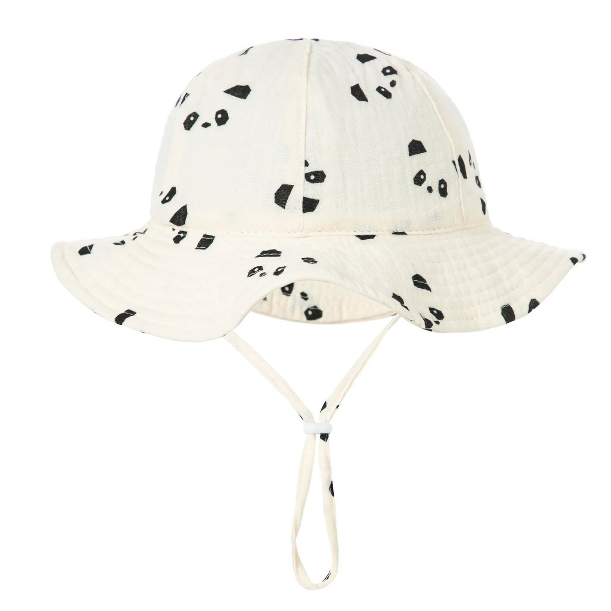 Infant Cotton Hat with Chin Strap 16