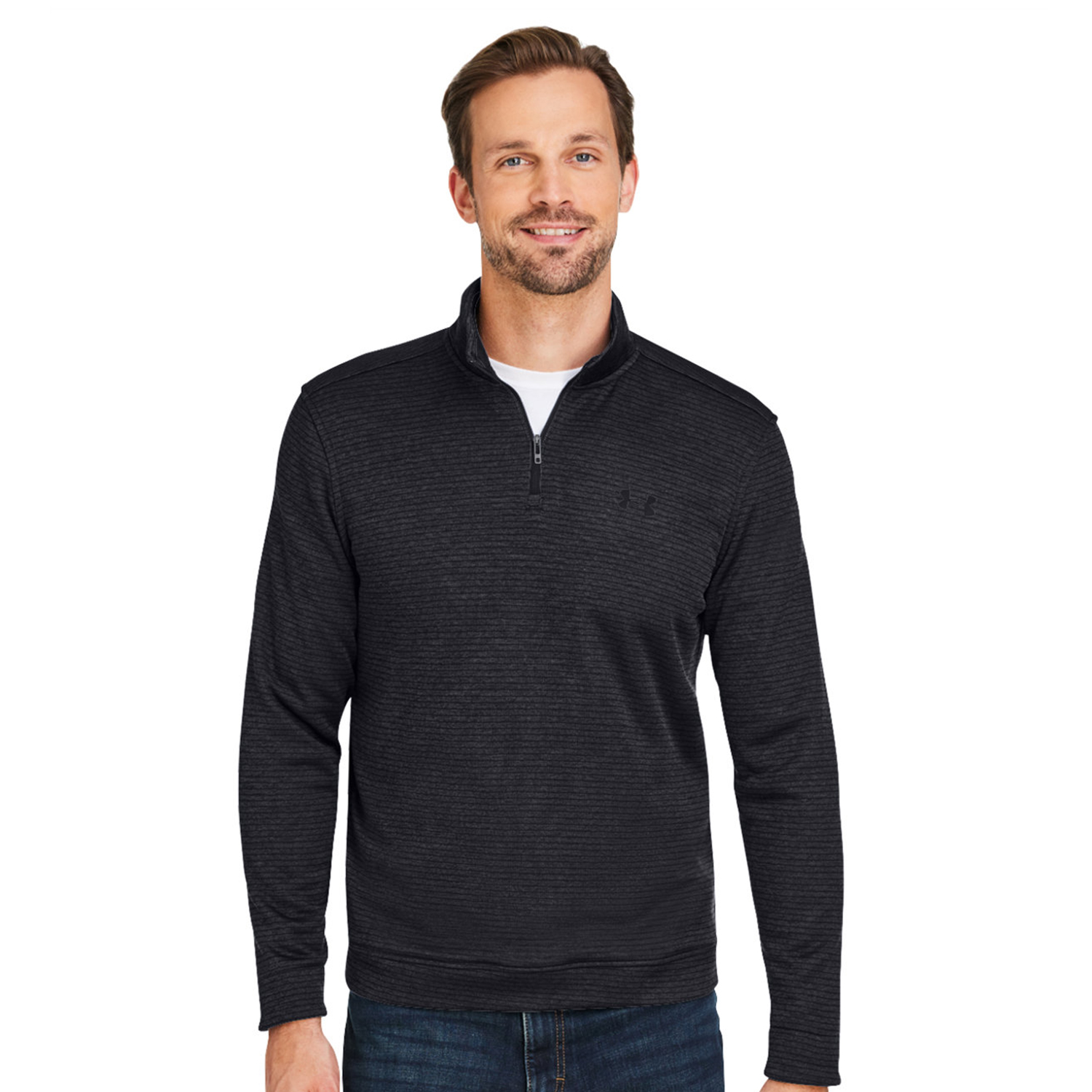Under Armour Men's Storm Sweaterfleece Quarter-Zip, custom hoodie or sweatshirt with logo imprint 3