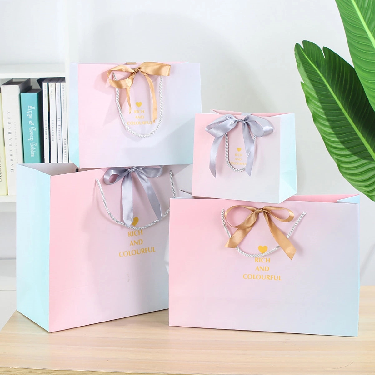 Full Color Matte Laminated Euro Tote Gift Bags 7