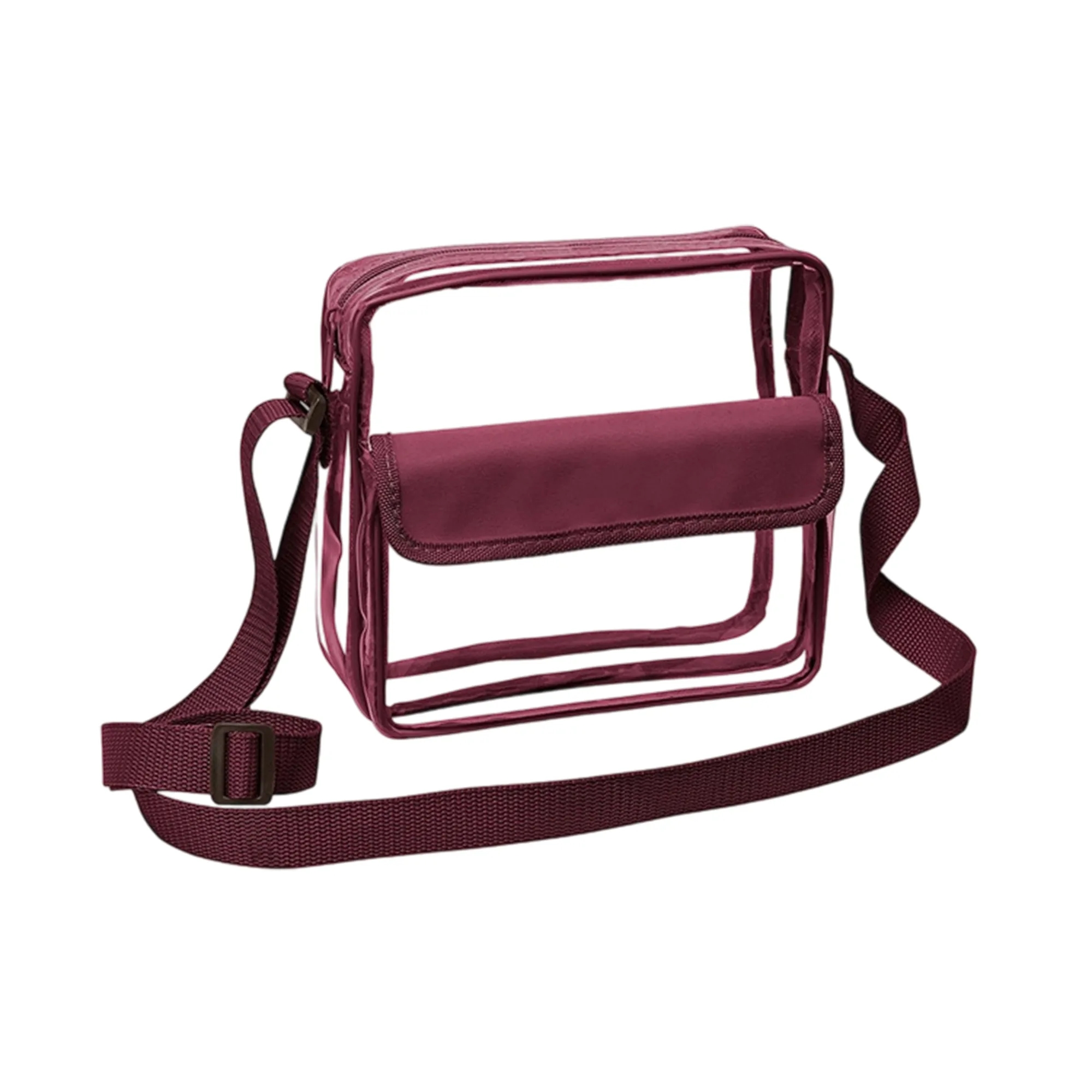 Single-Shoulder Crossbody Makeup Bag with Strap 2