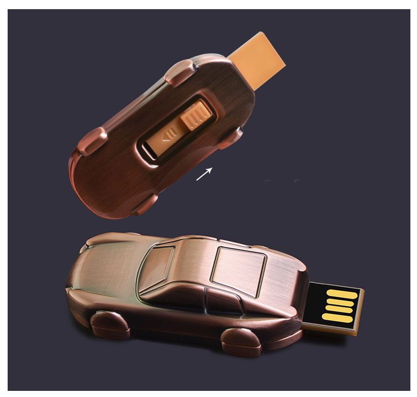 4GB Flash Drive Sports Car Series Metal Waterproof USB 2.0 2