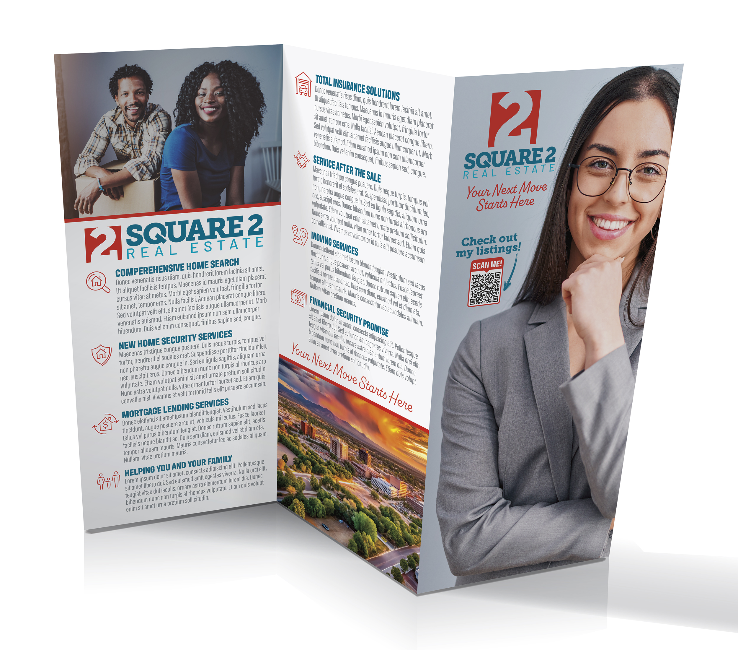 Tri-Fold Flyer Brochure - 8.5x11 - 4 pt. Gloss Text 4