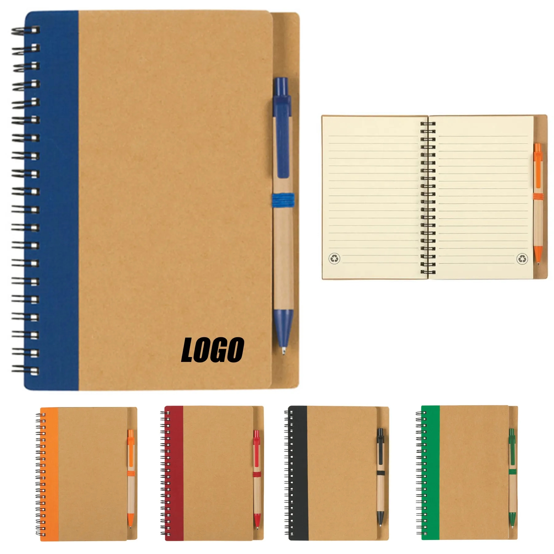 Custom Crafted Cover Spiral Notebook 4
