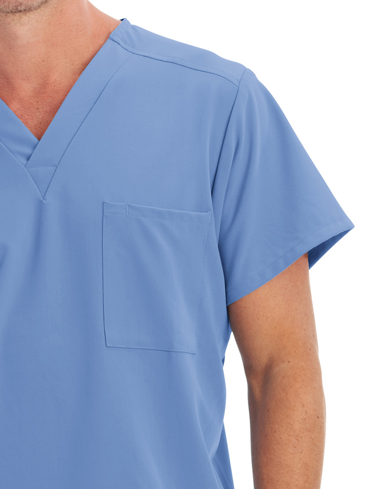 Jockey - Unisex 1-Pocket V-Neck Top 12