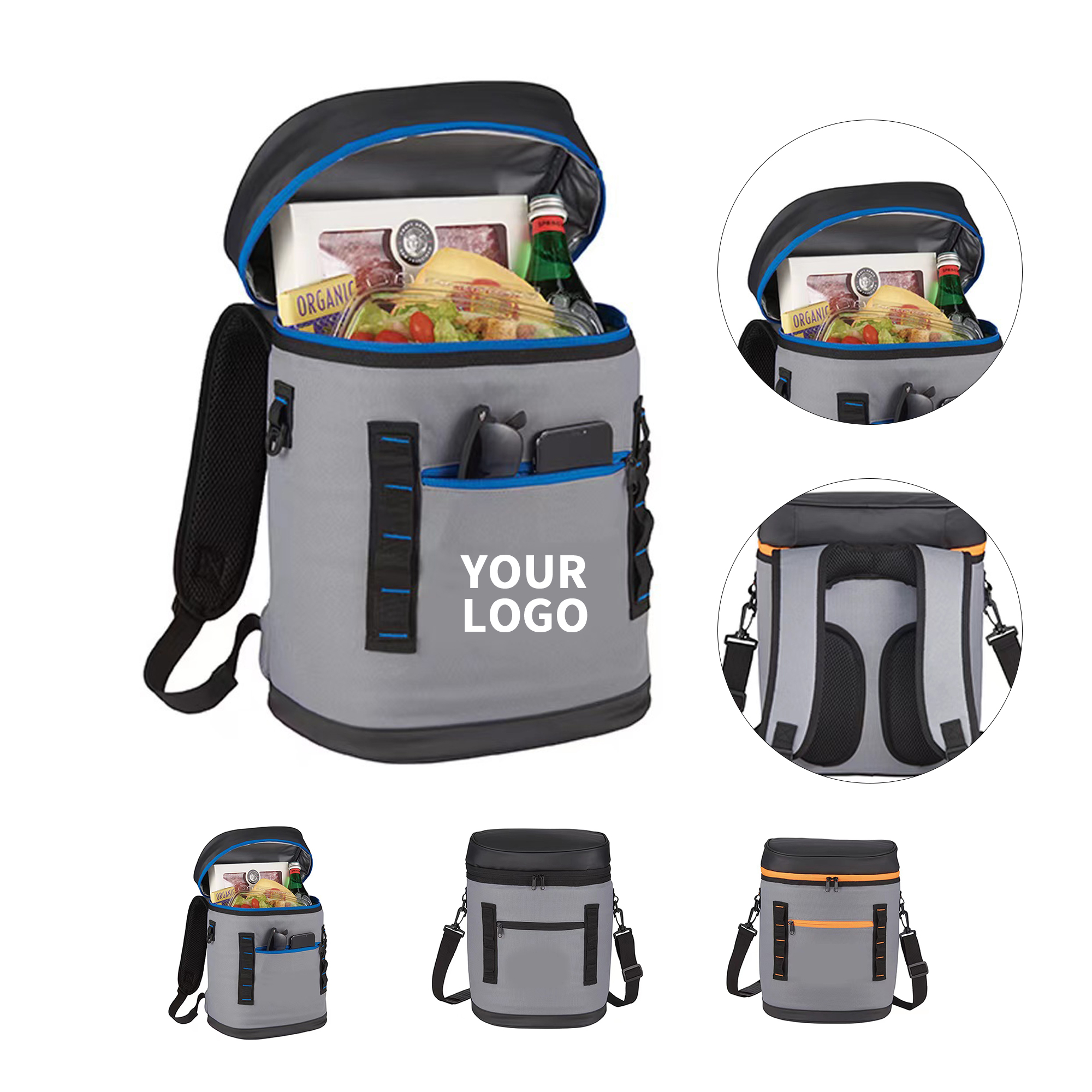 Camper Cooler Backpack 11 x 7.75 x 15" 1