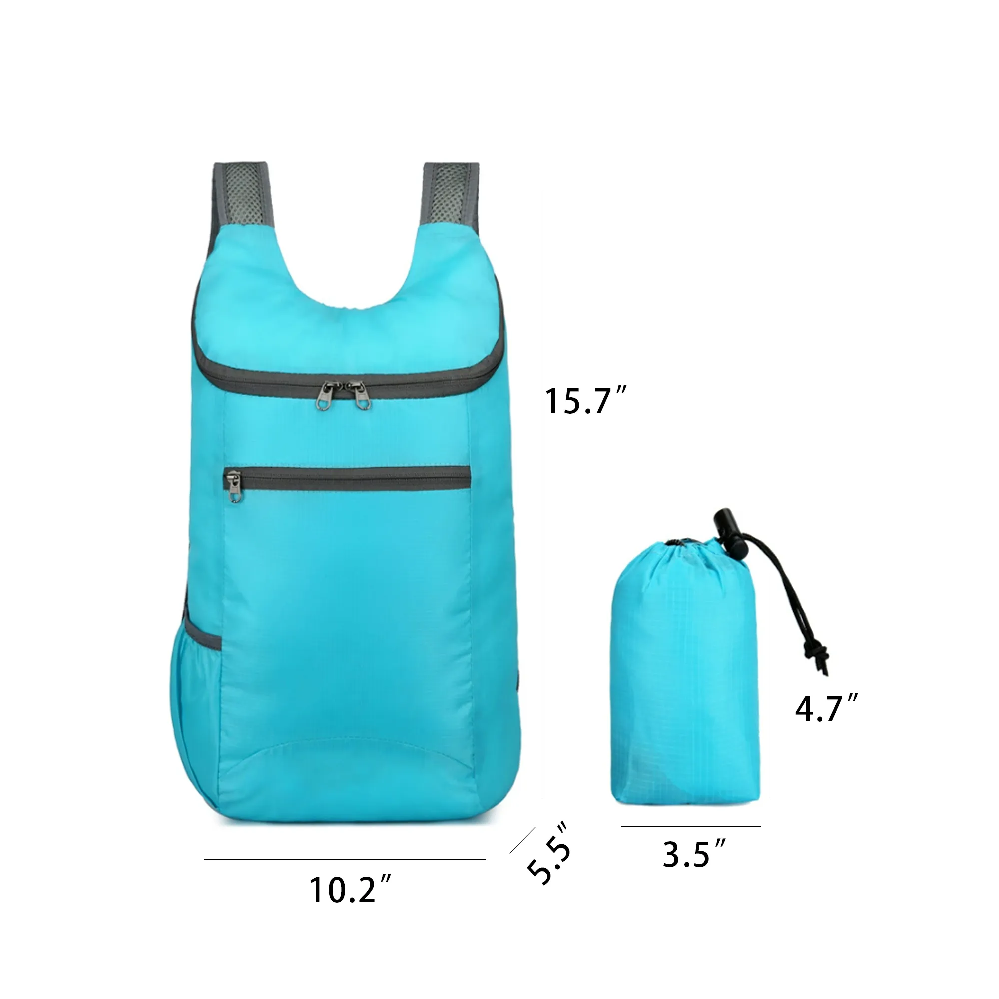 Oxford Cloth Lightweight Packable Hiking Backpack 3