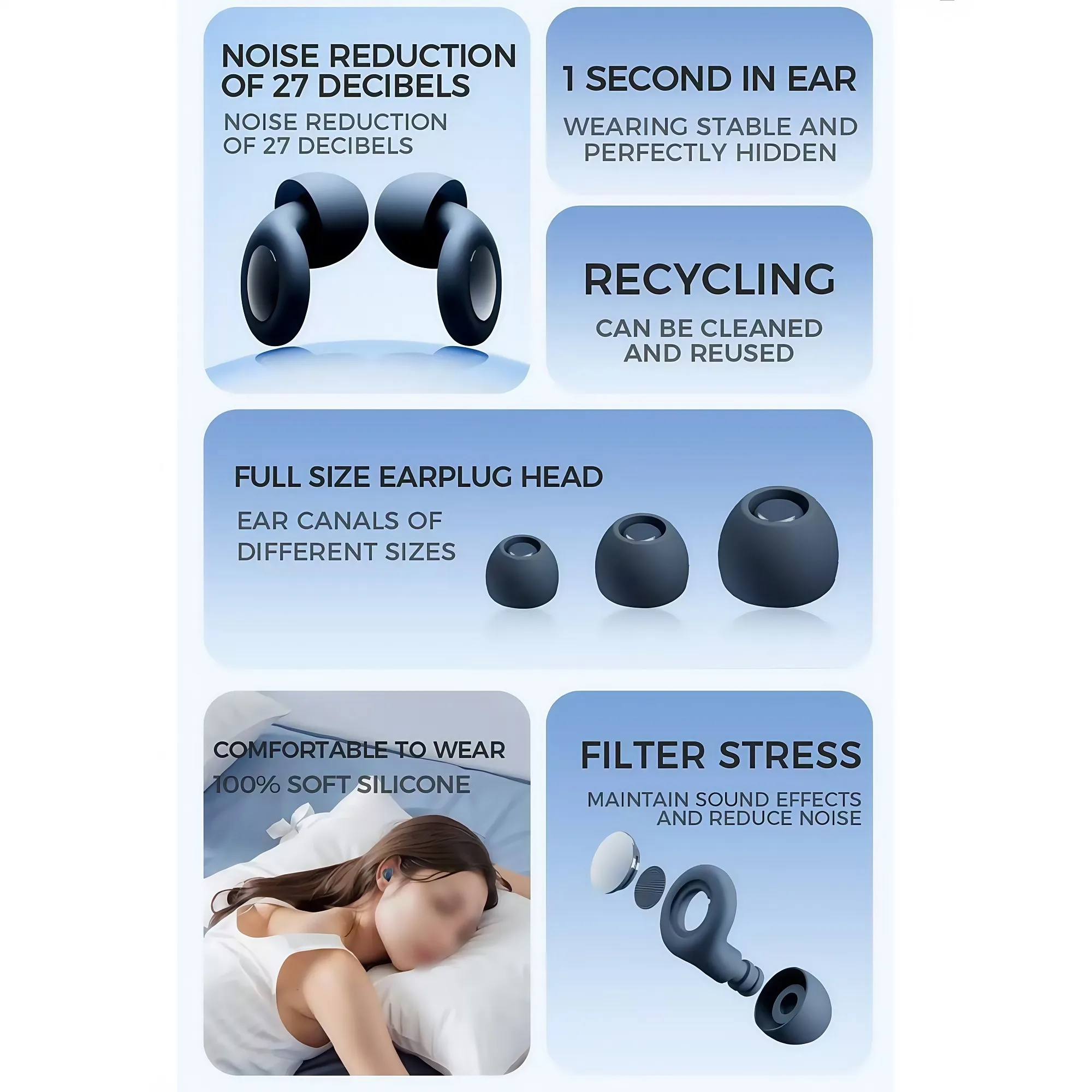 Noise-Canceling Quiet Earplugs 6