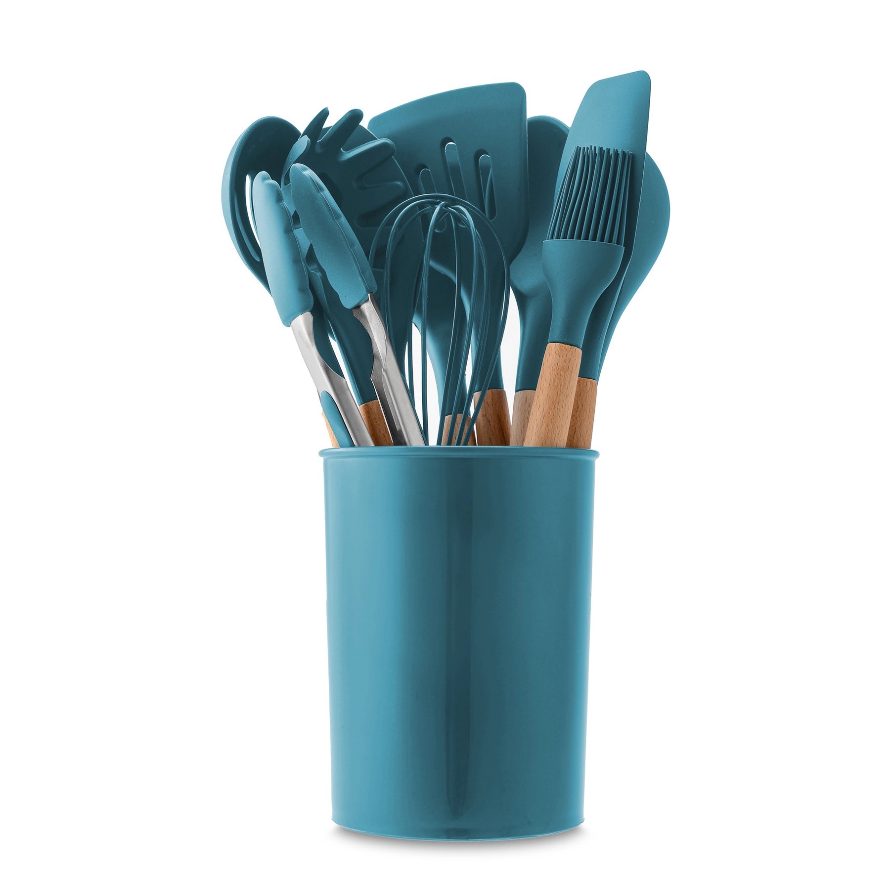 Silicone Kitchen Utensils Set With 12 Tools 6