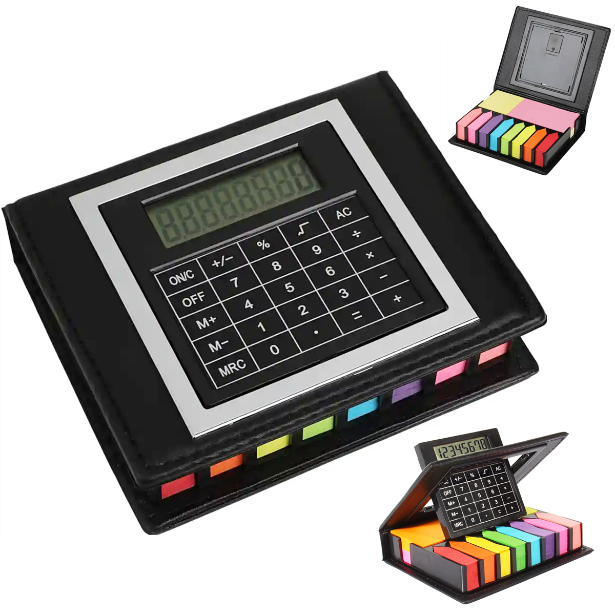 Executive Calculator & Notebook Organizer with Flags 4
