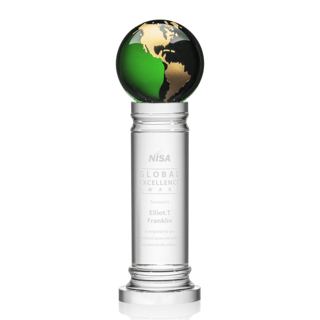 Colverstone Globe Award - Green/Gold 4