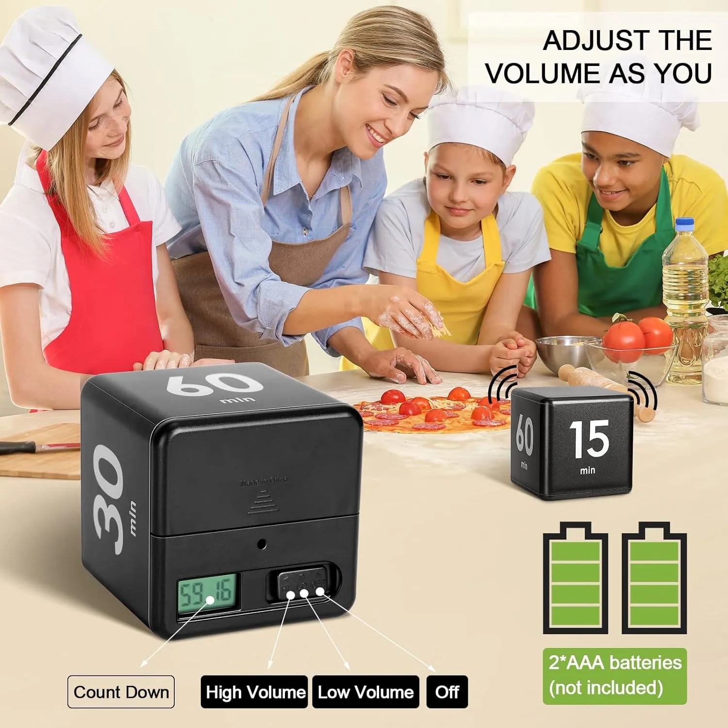 15-20-30-60 Minutes Cube Timer 4