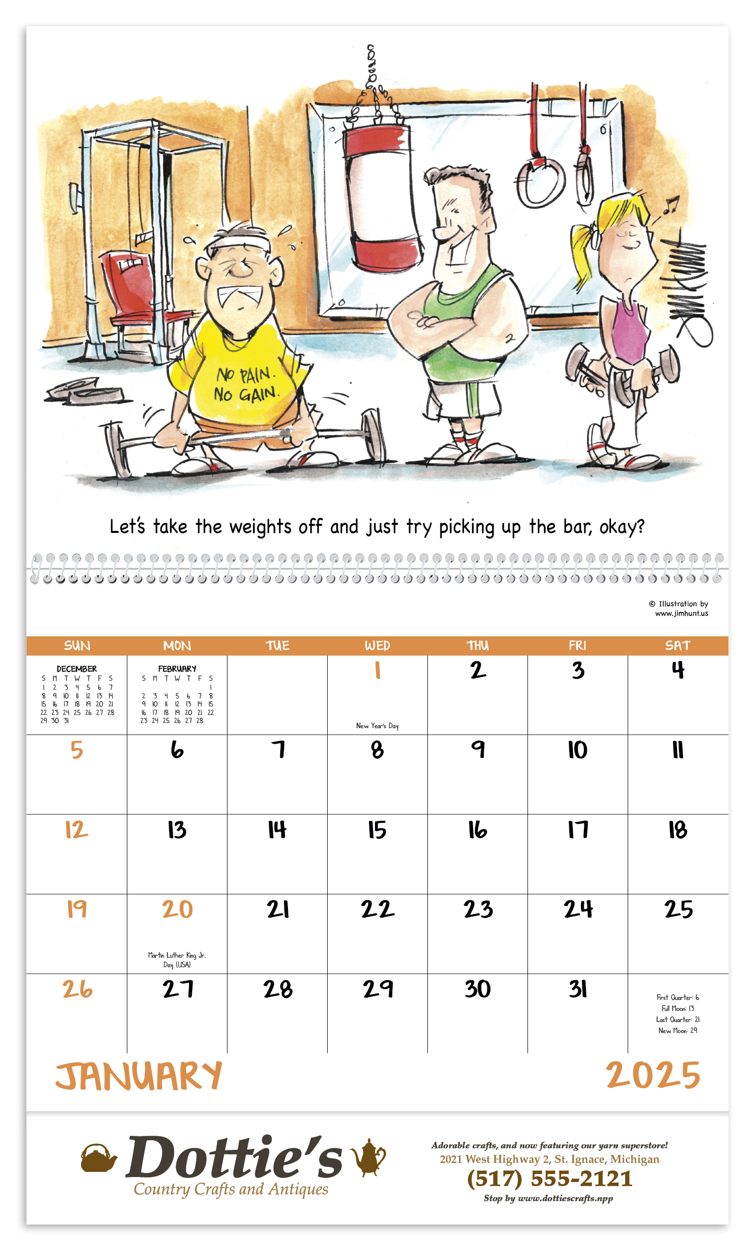 Good Value™ Laughing It Up! - Spiral Calendar 21
