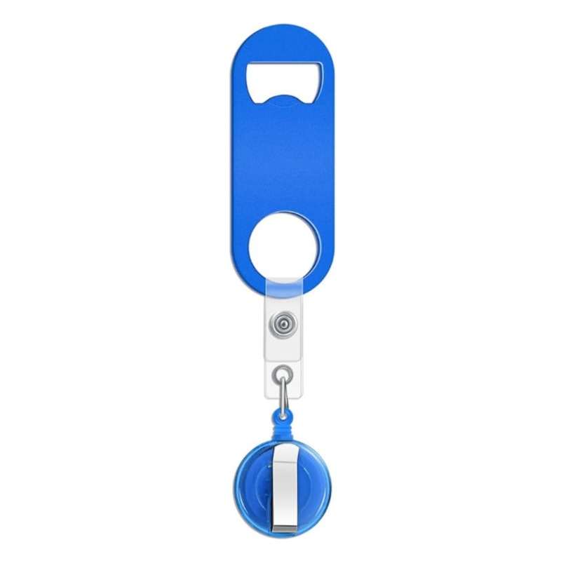 Retractable Badge Holder W/ Beer Bottle Opener & Clip 6