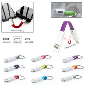 2 In 1 Keychain Charging USB C Cable With Micro USB Option 10