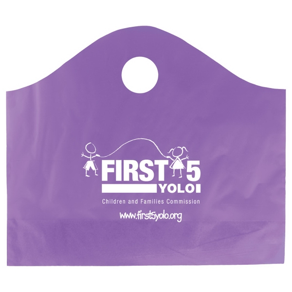 Frosted Super Wave Handle Bags