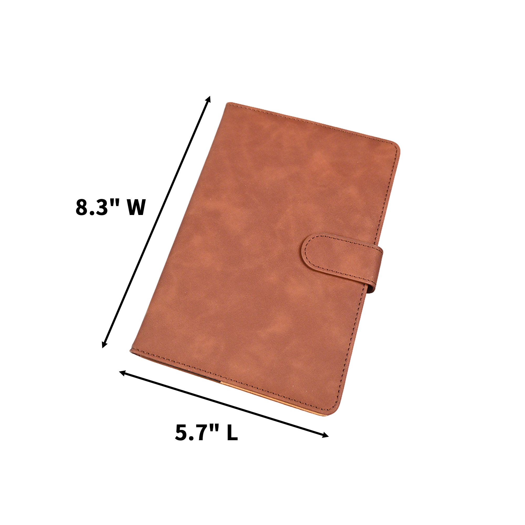 A5 PU Leather Button Notebook Gift Box Set 4