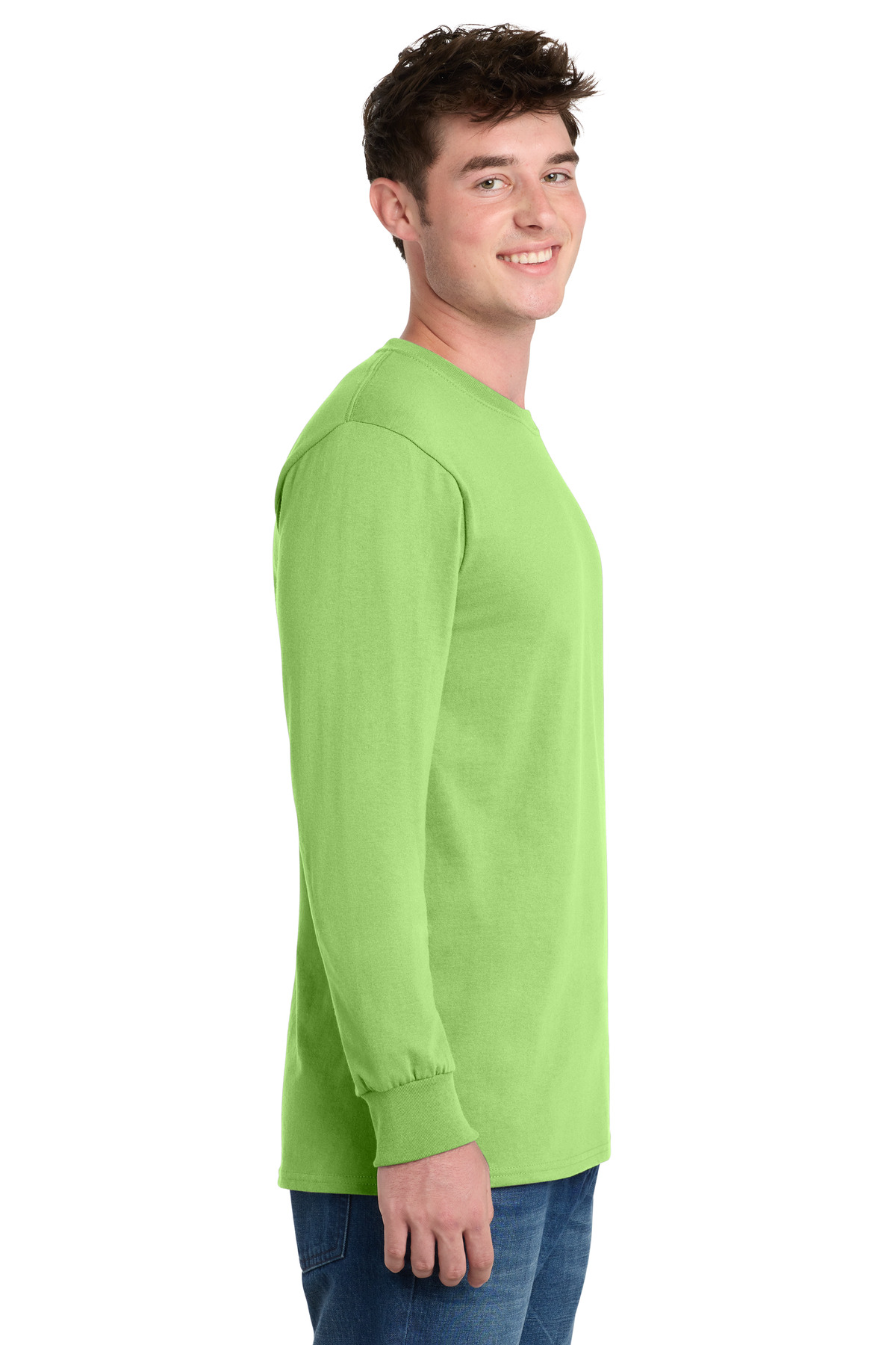 Port & Co Tall Long Sleeve Essential Tee. PC61LST 107