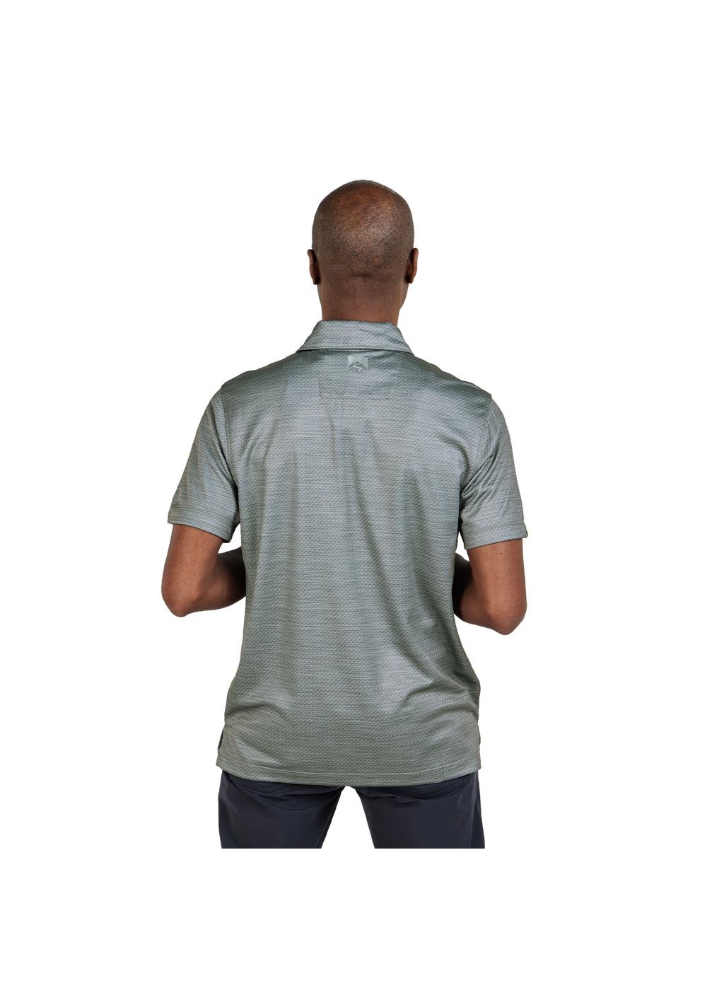 Storm Creek Men's Unwinder Printed Bamboo Short Sleeve Polo 9