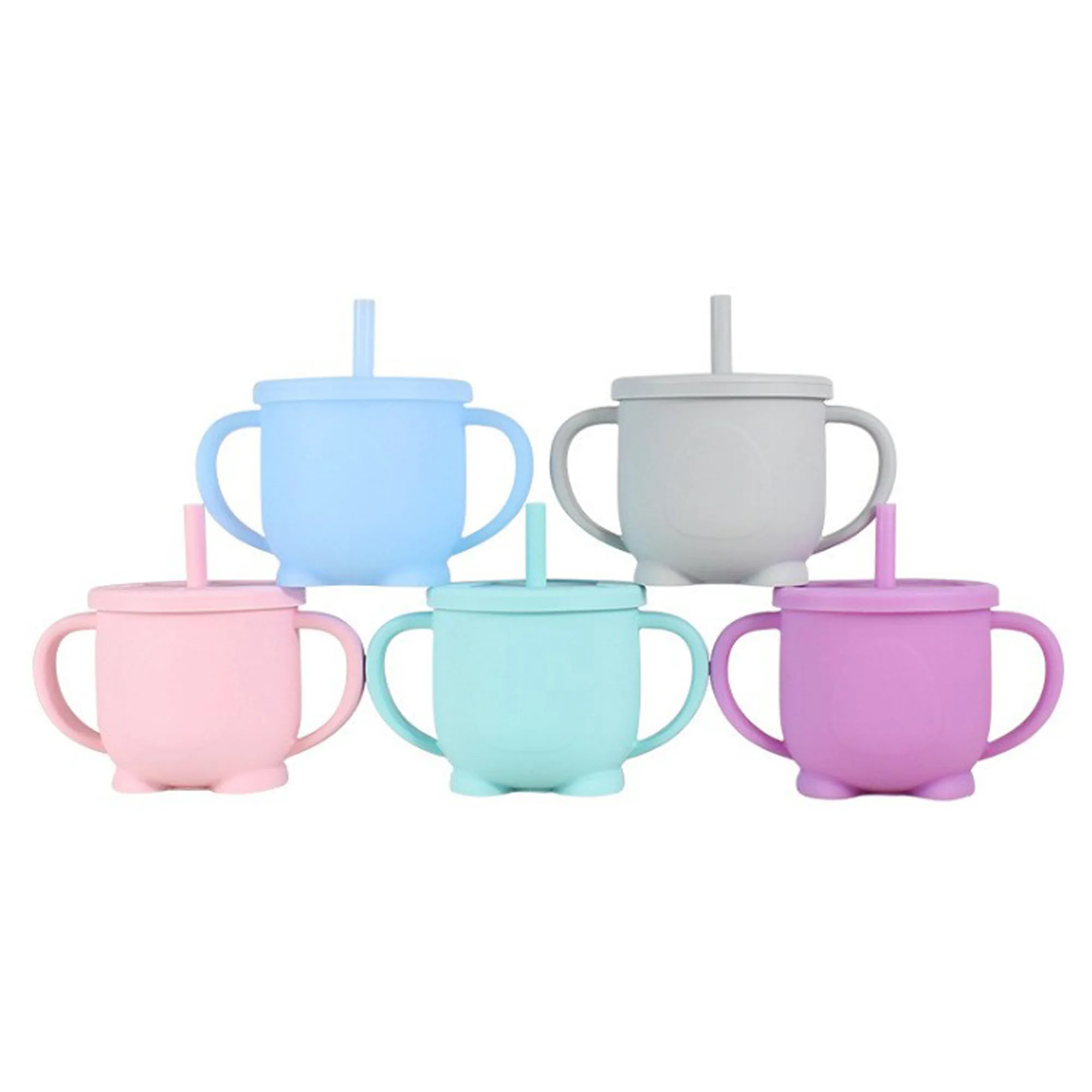 Silicone Training Straw Cup 2
