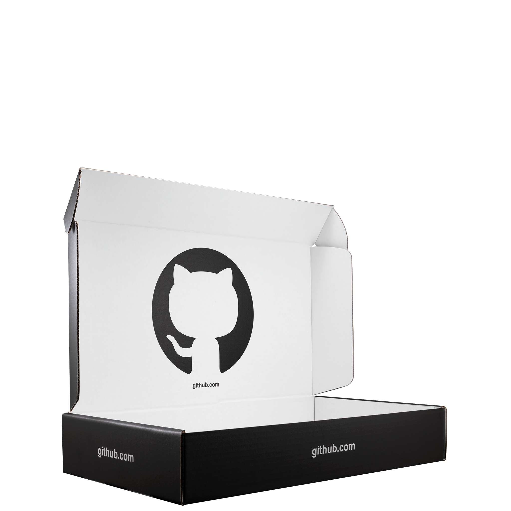 Mailing Box, B-Flute18" x 10" x 3" - White - F - 540 sq in 2