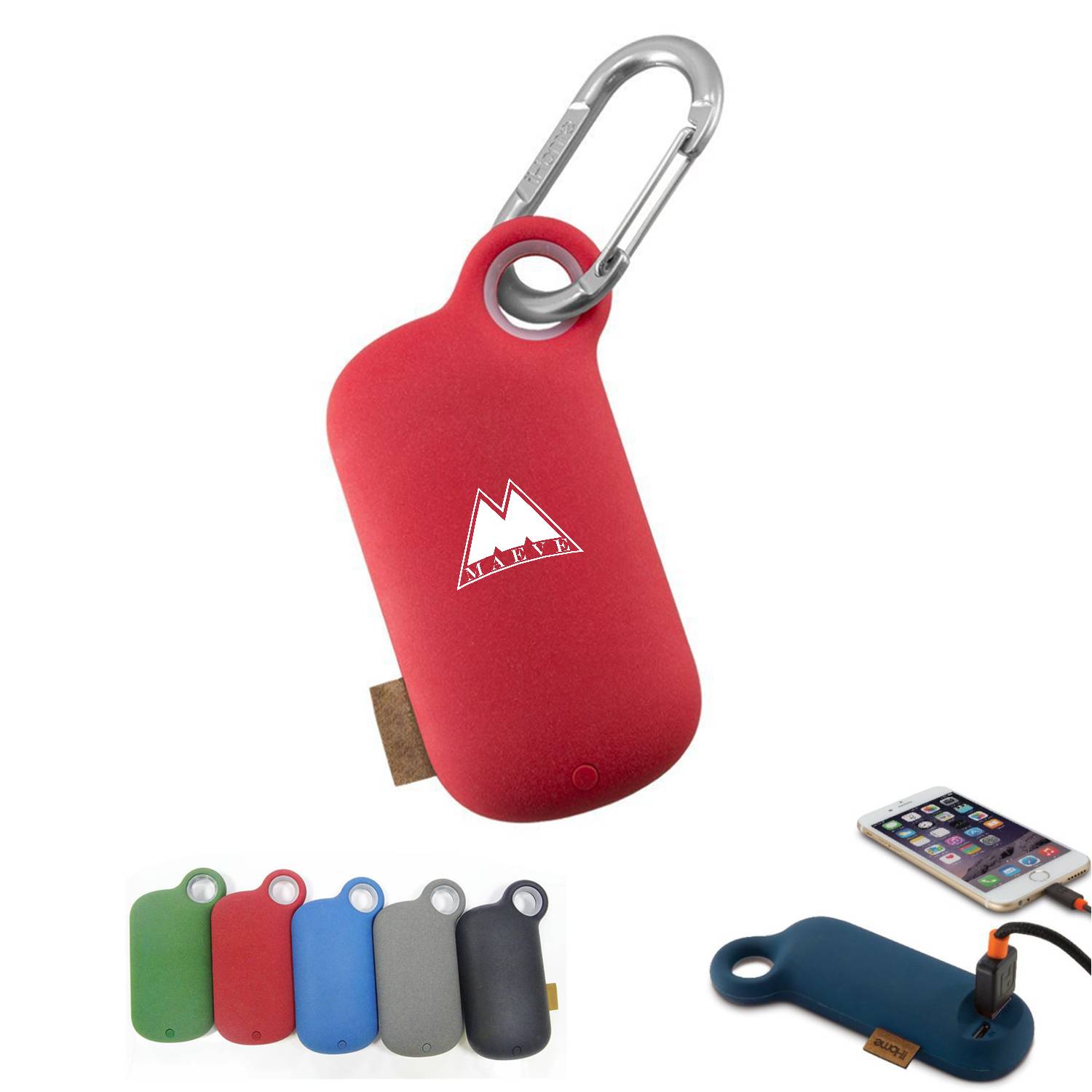 Climbing button 5000mAh power bank