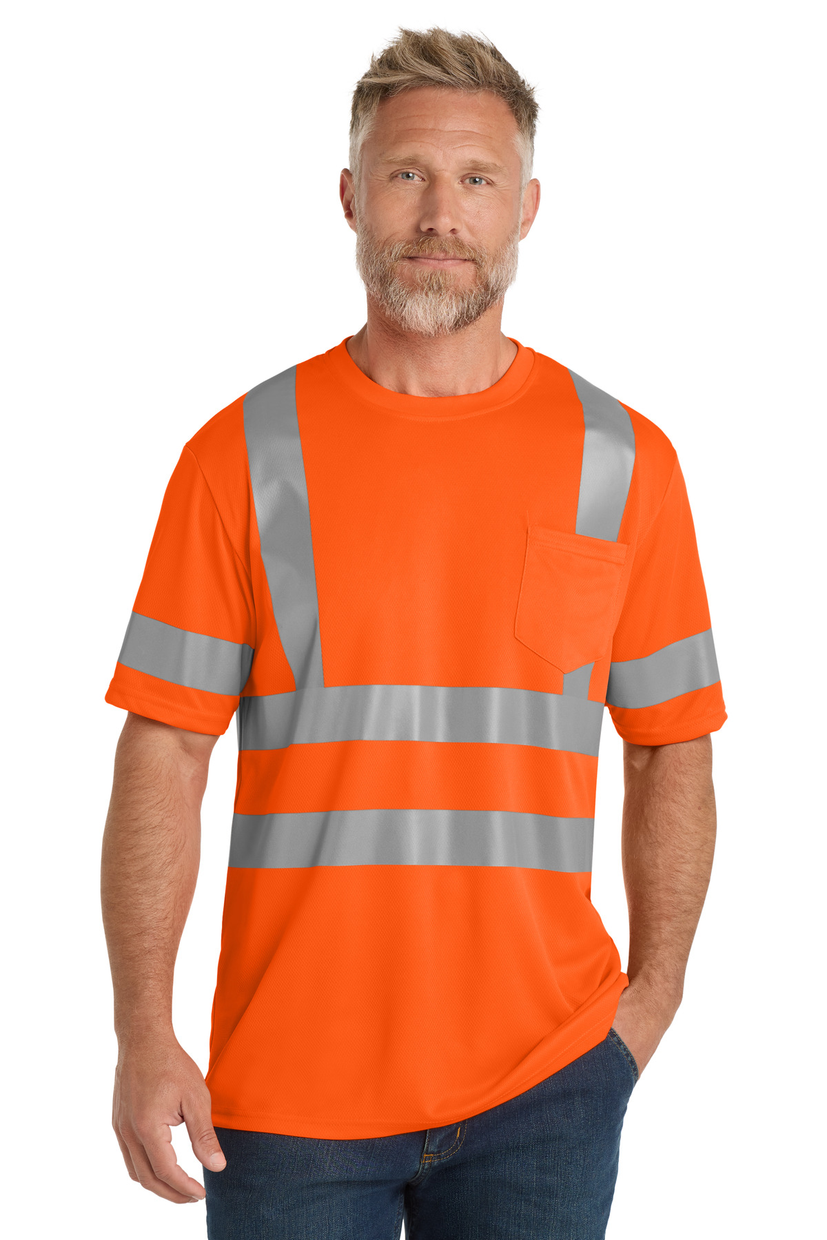 CornerStone ANSI 107 Class 3 Mesh Tee. CS202 18