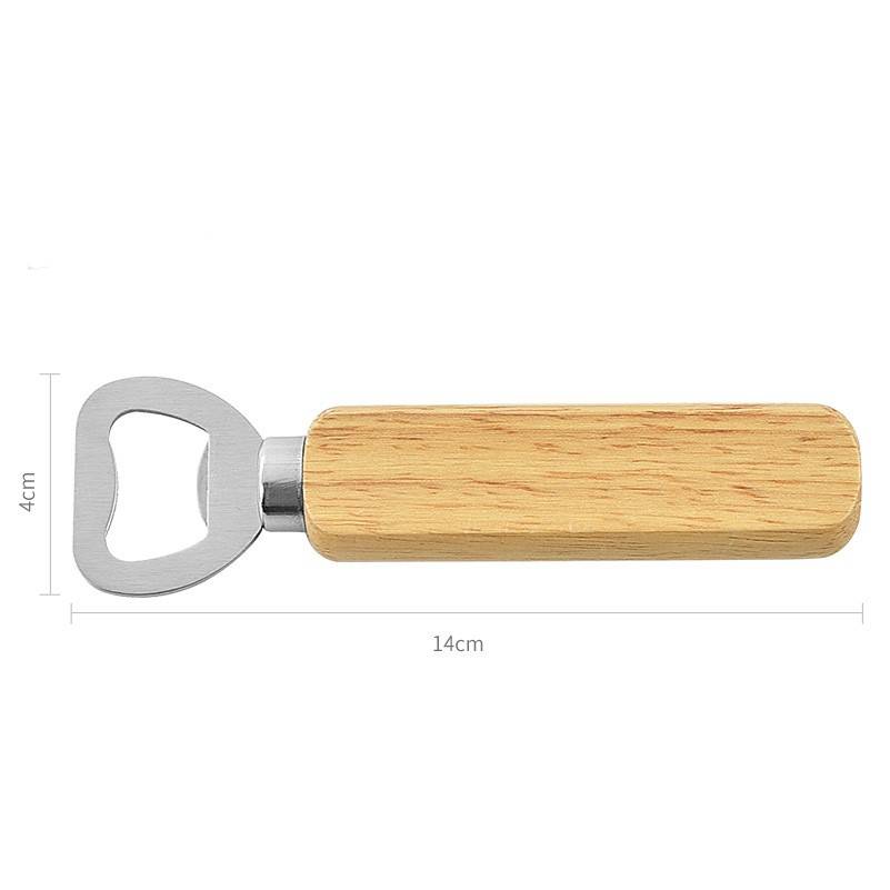 Wood Handle Beer Bottle Opener 2