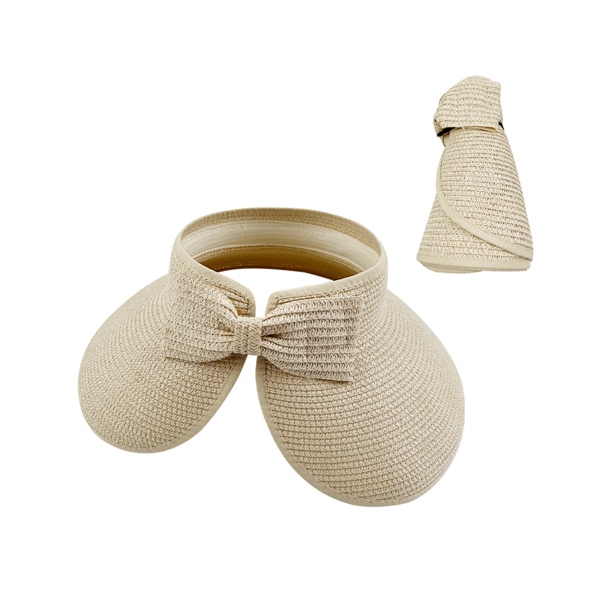 Foldable Beach Sun Straw Hat Outdoor Caps 3