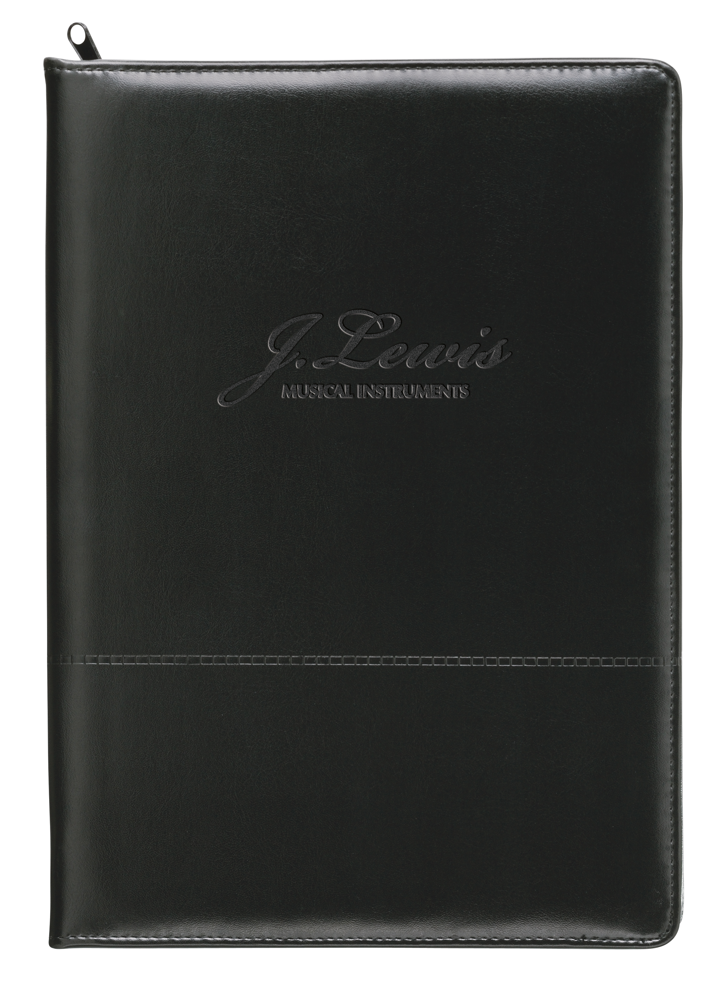 Good Value™ Script Zippered Padfolio 8