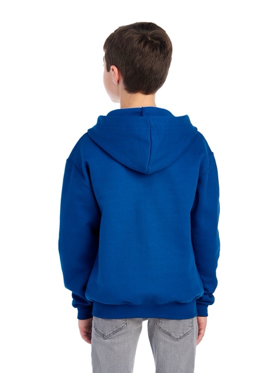JERZEES NuBlend® Youth Full-Zip Hooded Sweatshirt 1