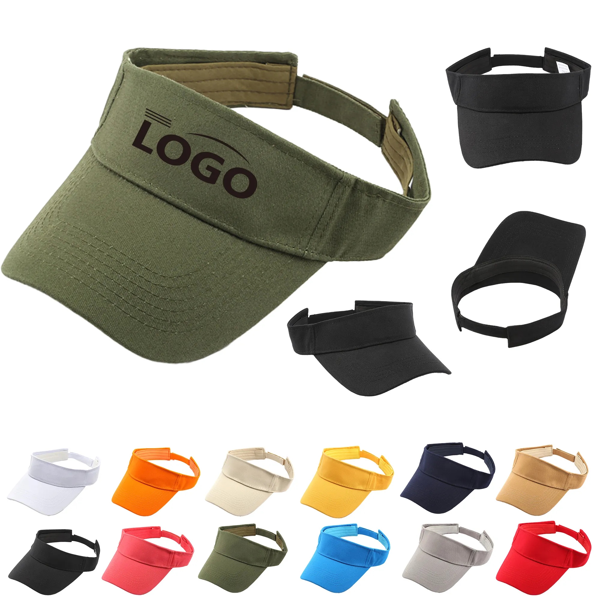 Adjustable Sun Visor Cap for Outdoor Activities
