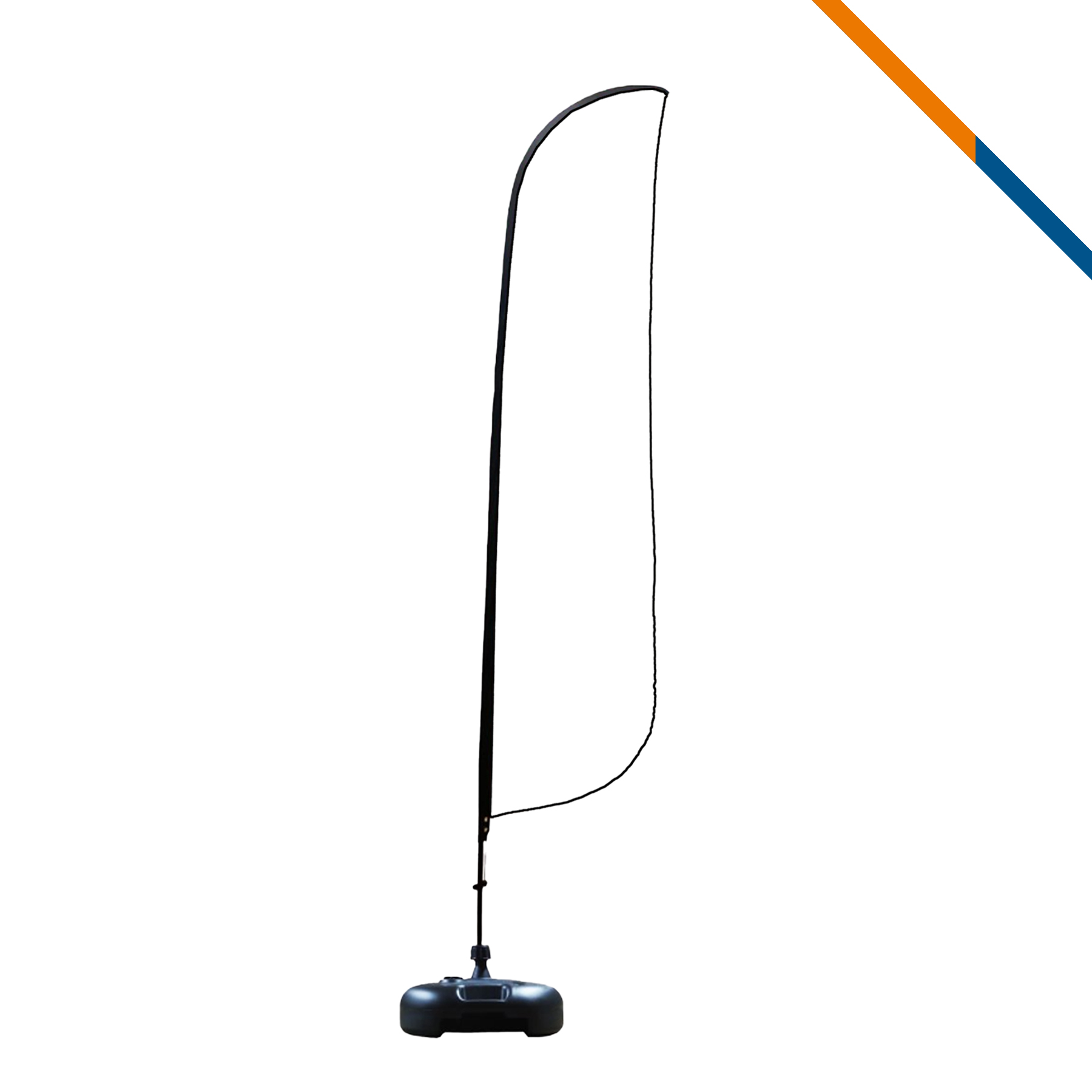 16.5' Leonis Single-Sided Feather Flag 5