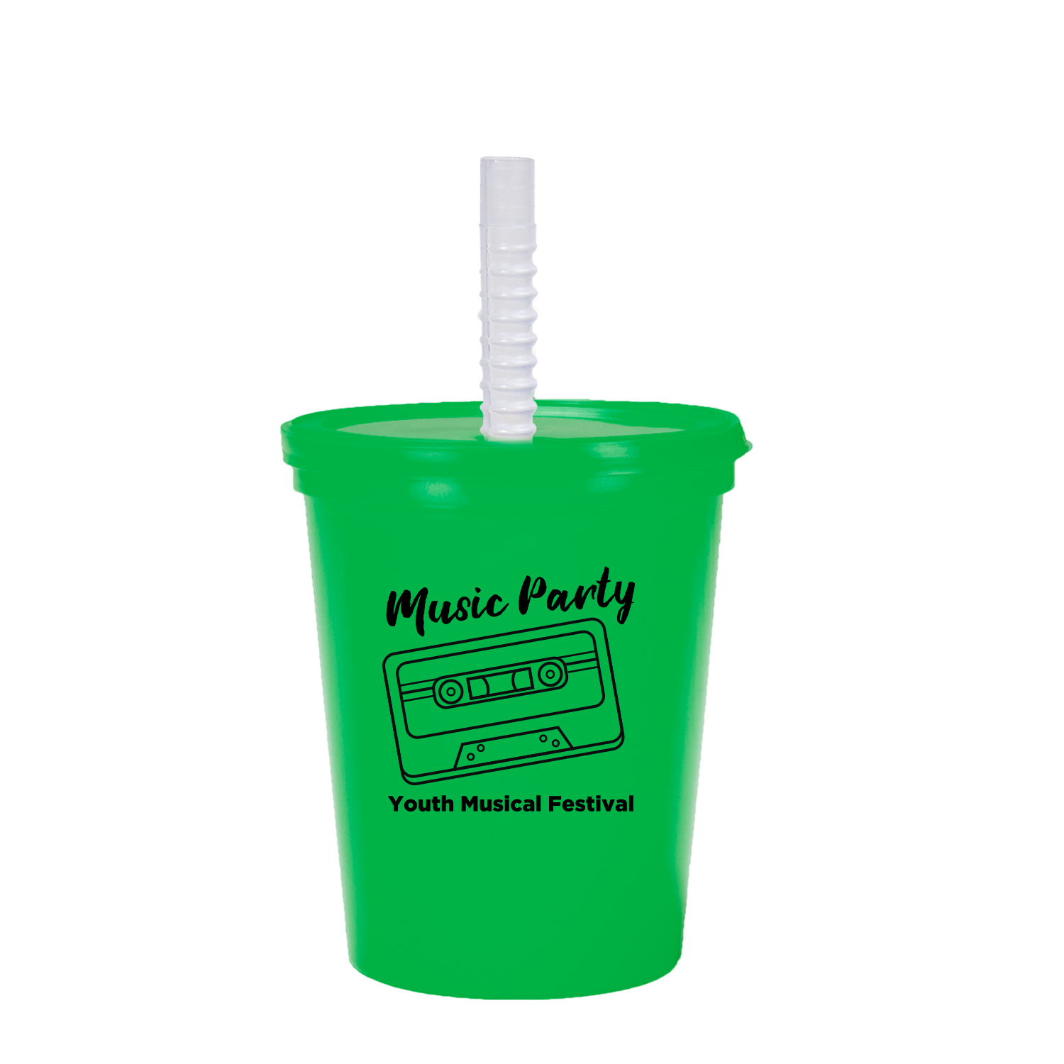 16 oz. Little Sippy Stadium Cup (1 Color Imprint) 4