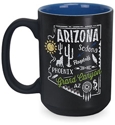 15 Oz. Mighty Matte Black Mug 5