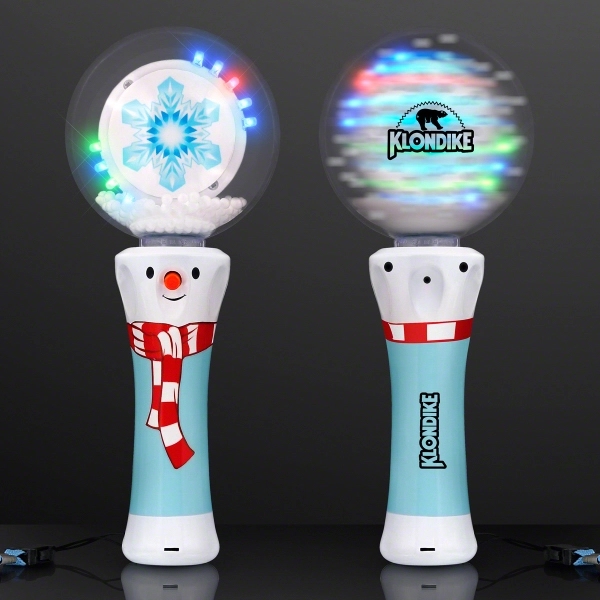 LED Winter Wonderland Snowflake Spinning Wand 1