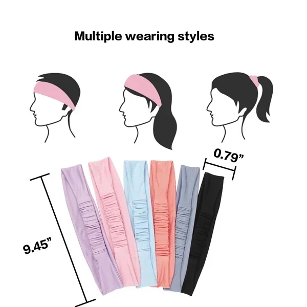 Sports Headband - Multi-Functional Sweat-Wicking Hairband 7