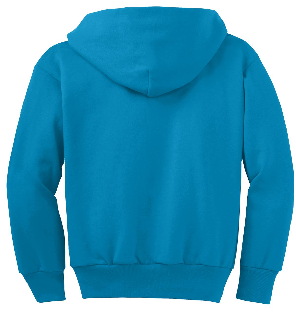 Port & Company® Youth Core Fleece Full-Zip Hooded Sweatshirt 42