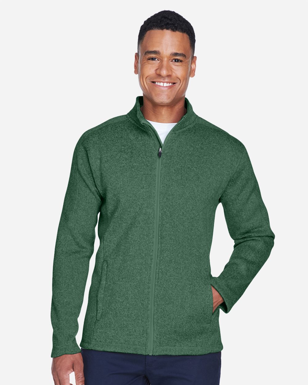 Men's Bristol Full-Zip Sweater Fleece Jacket - DG793 17