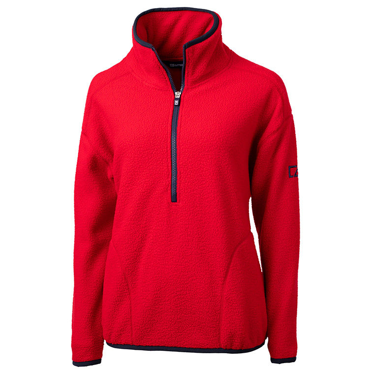 Cutter & Buck Cascade Eco Sherpa Womens Fleece Pullover 8