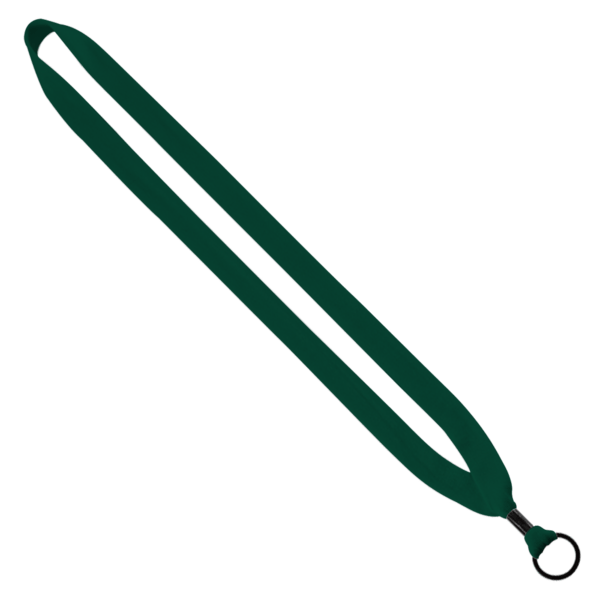 3/4" Cotton Lanyard with Metal Crimp & Split-Ring 80