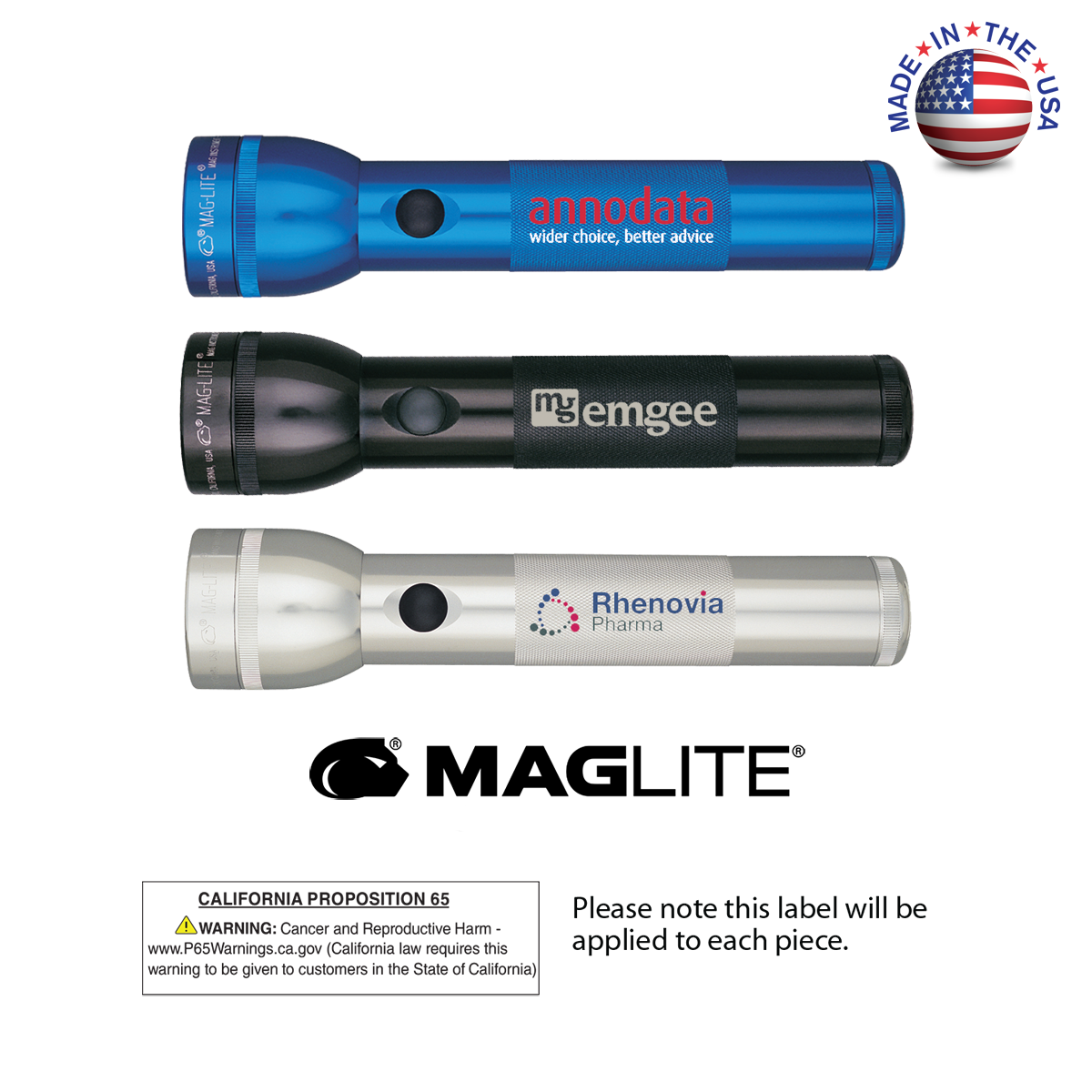 S2D MAGLITE® 2D Laser Engraved 2
