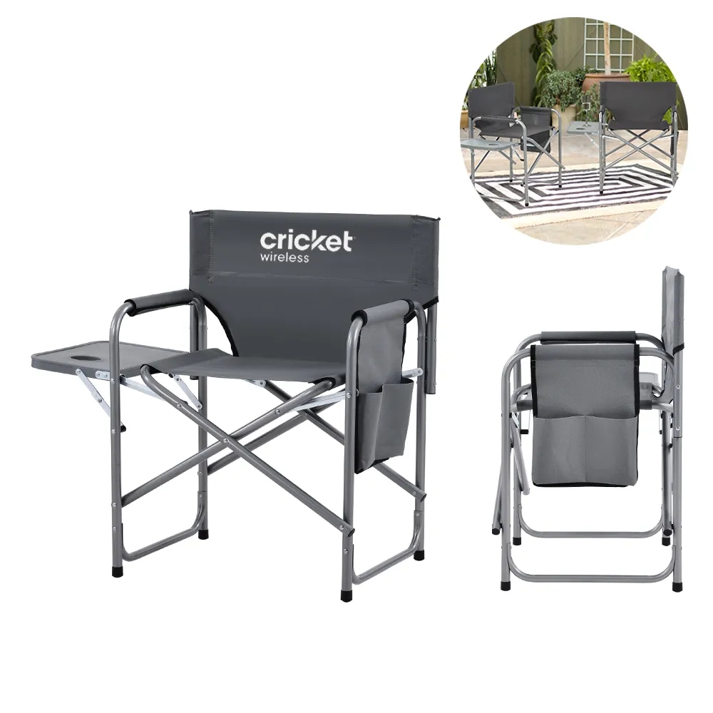 Portable Folding Beach Chair with Side Pocket 1