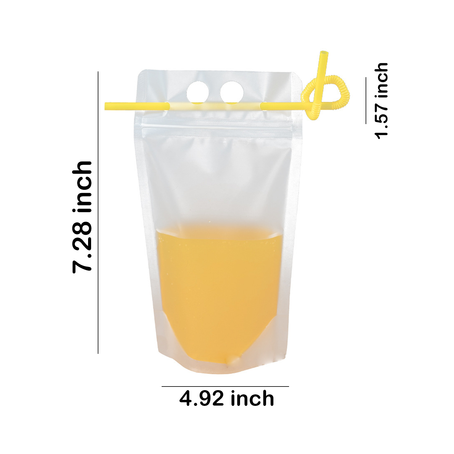 Refillable 17oz Party Drink Bags - Fun & Reusable 3