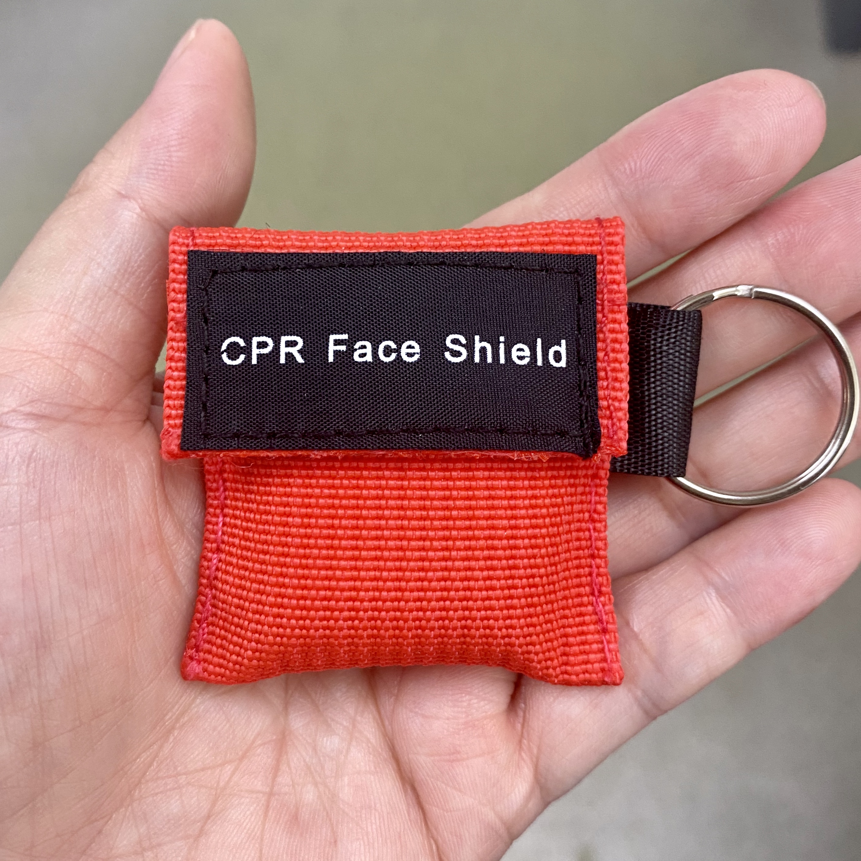 Disposable CPR Mask with Key Chain 4